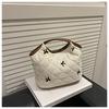Nuevo Bolso Bordado de Comercio Exterior con Lazo, Set Versátil de Gran Capacidad, Neceser de Maquillaje, Bolsa de Almacenamiento para Artículos de Tocador, Bolsa de Hilo Bordado