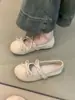 Primer Encuentro con los Zapatos Planos de Lazo de la Temporada para Mujer, Zapatos Mary Jane Retro Estilo Francés