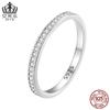Evelor Cross-border Original Fine Flash Moissanite Anel s925 Prata Esterlina Explosões Ornamento de Mão Anel Jóias Mulheres MSR030