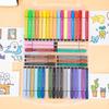 Plumón de Acuarela Deli 24 Colores para Estudiantes de Primaria Especial Arte para Niños Jardín de Niños Seguro Lavable No Mancha las Manos Lote de Plumones de Color