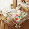 Mantel rectangular estilo americano, impermeable y a prueba de aceite, mantel de comedor sin lavado, nuevo modelo 2025, lujo ligero con sensación de alta gama, tapete protector para escritorio