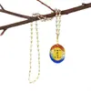 Venta Directa de Fábrica de Colgantes de Collar con Mantras de Sutra de Vidrio, Colgantes de Escrituras Coloridos, Estatuas de Buda al por Mayor, Intercambiables, Yiwu al por Mayor
