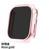 Funda para Apple Watch Nueva Mejorada de PC Resistente a Impactos con Borde Negro Resistente a Rayones Antirayones y Antiespionaje