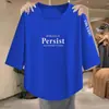 Último lote com desconto camiseta de sete mangas primavera e verão novo estilo roupa para mães meia-idade e idosos bainha curva solta top irregular