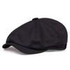 Sombrero Octagonal Retro Británico Nuevo Transfronterizo Circunferencia de Cabeza Grande Informal para Hombres y Mujeres Cuatro Estaciones Boina Retro Visera Ligera Venta al por Mayor