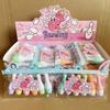 Kit mini marca-texto kit 6 cores proteção ocular Macaron marca-texto caneta chave caneta marcadora especial atacado