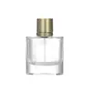 Botella de perfume de vidrio al por mayor de fábrica 60ml bayoneta 100ml botella rociadora hidratante cuadrada plana Botella para tónico