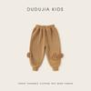 Dudujia Roupa Infantil Calças de Bebê Outono e Inverno Forradas com Lã Calças Infantis Inverno Novo Estilo Calças Casuais para Meninos e Meninas
