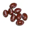 Cuentas Sueltas de Bola de Madera Fútbol Rugby Béisbol Baloncesto Tenis Cuentas DIY Pulsera Collar Accesorios de Joyería