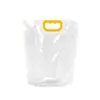 Bolsa de almacenamiento sellada transparente de gran diámetro y grosor para granos y cereales, bolsa autosoportante con pico de grado alimenticio a prueba de humedad