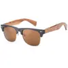 Gafas de Sol con Patas de Imitación de Madera y Bambú Estilo Retro Coreano Moda Nuevas Más Vendidas Gafas para Hombre y Mujer