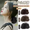Coque Flor de Peruca Anel de Cabelo Natural Cabeça de Bola Tira de Cabelo Cabelo Curto Corda Feminina 2023 Novo Rabo de Cavalo Baixo Acessórios de Cabelo