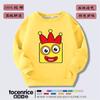 Ropa de bloques de construcción digitales Numberblocks para niños, suéter de manga larga con forro polar, top infantil de dibujos animados, moderno otoño e invierno