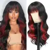 Peluca de Fibra Sintética Teñida en Degradado de Cabeza Completa con Encaje Cabello Largo y Rizado para Mujeres Europeas y Americanas Exportación del Fabricante Amazon