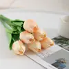 Flor Artificial de Tulipán Mini PU Flor Artificial Transfronteriza Boda Decoración del Hogar Flor Sensación Tulipán Planta Artificial