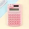 Calculadora de Papelería Linda de Dibujos Animados, Mini Computadora de Oficina Portátil de Moda para Estudiantes de Primaria al por Mayor