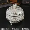 Taza de Azúcar Elefante Pintado Artesanía de Metal Uso en Cocina Restaurante Frasco Plástico Transparente Caja de Condimentos Multifuncional Salsa