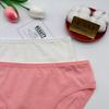 Roupa Íntima Feminina 100% Algodão Cor Sólida Estilo Casual Suave Respirável Calcinha Shorts para Menina Comércio Exterior Transfronteiriço Atacado