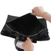 Bolso de mano Kangbai de doble capa horizontal para almacenamiento de datos a4, bolsa para archivos de negocios, maletín simple con cremallera
