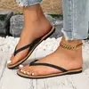 Sandalias de espiga retro de nicho de moda de talla grande para mujer, adecuadas para uso en exteriores, sandalias planas casuales de playa de verano 2026