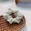 Serie Macaron textura satinada de alta gama súper gorda moda anillo para el cabello de intestino grueso temperamento femenino anillo para la cabeza boutique accesorios para el cabello