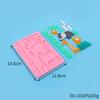 Decoración de Pastel Colección de Animales DIY Jirafa Zorro Erizo Ardilla Paloma Pájaro Fondant Chocolate Molde de Silicona