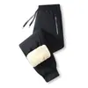[Venda Direta de Fábrica com Estoque Profundo] Promoção Principal de Inverno Novas Calças Esportivas Espessadas de Caxemira com Forro de Fleece de Algodão para Homens no Inverno