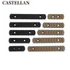 5 Peças em um Pacote de Tiras de Trilho Guia Mlok de Nylon Tiras de Trilho Guia Compatíveis com M-Lok Conjunto de Tiras de Trilho Guia M-Lok