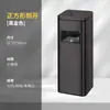 Nuevo cenicero de hotel comercial de acero inoxidable para escaleras, cubo de basura vertical para vestíbulo de ascensor, papelera para baño