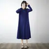 Vestido Nuevo Estilo Otoño e Invierno 2026 Estilo Holgado y Perezoso Que Cubre el Cuerpo y Te Hace Ver Más Delgada con un Dobladillo Grande
