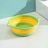 Lavabo Colorido Multifuncional Plegable de Almacenamiento Lavabo de Plástico Cubeta de Plástico Engrosada Duradera Portátil para Dormitorio Cubeta Plegable