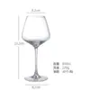 Conjunto de Taças de Vinho de Vidro de Alta Qualidade, Luxo Leve, Taças de Alta Qualidade, Uso Comercial em Restaurantes, Taças de Vinho Moldadas em Peça Única