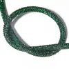Tubo Redondo de Vidro com Strass Transfronteiriço Fio para Joias DIY Acessórios para Roupas Tubo com Strass Atacado