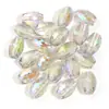 Cristal de Vidrio Facetado Ab Ovalado Plano Cuentas Sueltas Pulsera DIY Collar Pendientes Accesorios de Joyería Ropa Accesorios Wholesale