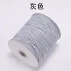 Corda de Cera Coreana Corda de Cera Redonda Artesanal DIY Corda para Tecelagem Colar Pulseira Pingente Cordão de Pescoço Corda de Mão para Tecelagem Corda de Couro Resistente ao Desgaste