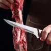 Faca de osso em estoque, ferramenta especial para forjamento manual e abate de porcos, faca afiada para sangria, Açougueiro, faca de corte comercial para porcos, gado e ovelhas
