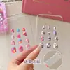 Lindas Pegatinas para Uñas Sanrio para Niños, Pegatinas de Uñas Desgastables, Parches para Uñas de Kuromi, Juguetes de Dibujos Animados para Niños