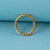 Anillo de Acero Inoxidable Pirámide Nueva Transfronterizo Multiusos Pendientes de Aro para Nariz Perforada por Humanos Anillo para Labios Joyería al por Mayor