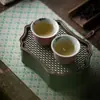 Taza de Té Rosa Pintada a Mano de Hada Fénix de la Dinastía Tang y Song, Taza Pequeña Individual para Beber Té, Lindo Juego de Té para Niñas, Taza de Té Pequeña, Adorable Estilo Tang y Song