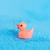 Colgante de Muñeca Pato Amarillo Pequeño, Adorno Miniatura de Paisaje Micro Musgo, Accesorio de Decoración Creativo, Manualidades de Resina