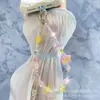 Cadena para Teléfono Móvil Personalizada Pintura al Óleo Estrellas Cuentas Pintadas a Mano Cadena Colgante para Teléfono Móvil Llavero Original Coreano Lanyard de Alta Calidad para Mujer Venta al por Mayor