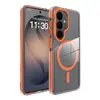Capa de celular Samsung S26 transfronteiriça, magnética, colorida, dois em um, S25 Ultra transparente, capa protetora à prova de queda