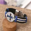 Taobao distribuição joias de couro pulseira masculina novas joias unissex pulseira de casal