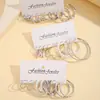 Venta Caliente Transfronteriza Pendientes de Cadena C de Perla Mariposa Estilo Europeo y Americano Traje para Temperamento Femenino Pendientes de Lujo Ligero de Gama Alta