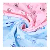 2020 nuevo tejido de terciopelo para bebé tejido por urdimbre poliéster estampado de dibujos animados ropa de pijama para bebé en stock suministro