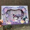 Libreta de Mano Kulomi Sanrio melody Caja de Regalo para Libreta de Mano Alto Valor de Color Regalo para Niños Niñas Escuela Primaria