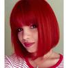 Perucas Europeias e Americanas com Franja, Bob, Perucas de Cabeça de Estudante, Cabelo Curto, Cabeça Bob, Conjuntos de Perucas Coloridas de Animação para Halloween