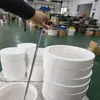 Fornecimento de tubo moldado de politetrafluoretileno de tamanho grande não padronizado, tubo de PTFE de grande diâmetro