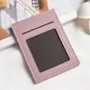 Transfronterizo en stock Bolso pequeño y ultradelgado para cambio de mujer Gran capacidad Color sólido Portátil Bolso para tarjetas de identificación de mujer