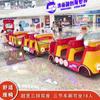 Tren eléctrico pequeño para niños sin rieles para visitas turísticas en centro comercial interior, tren pequeño comercial para puesto de plaza al aire libre, equipo de entretenimiento
